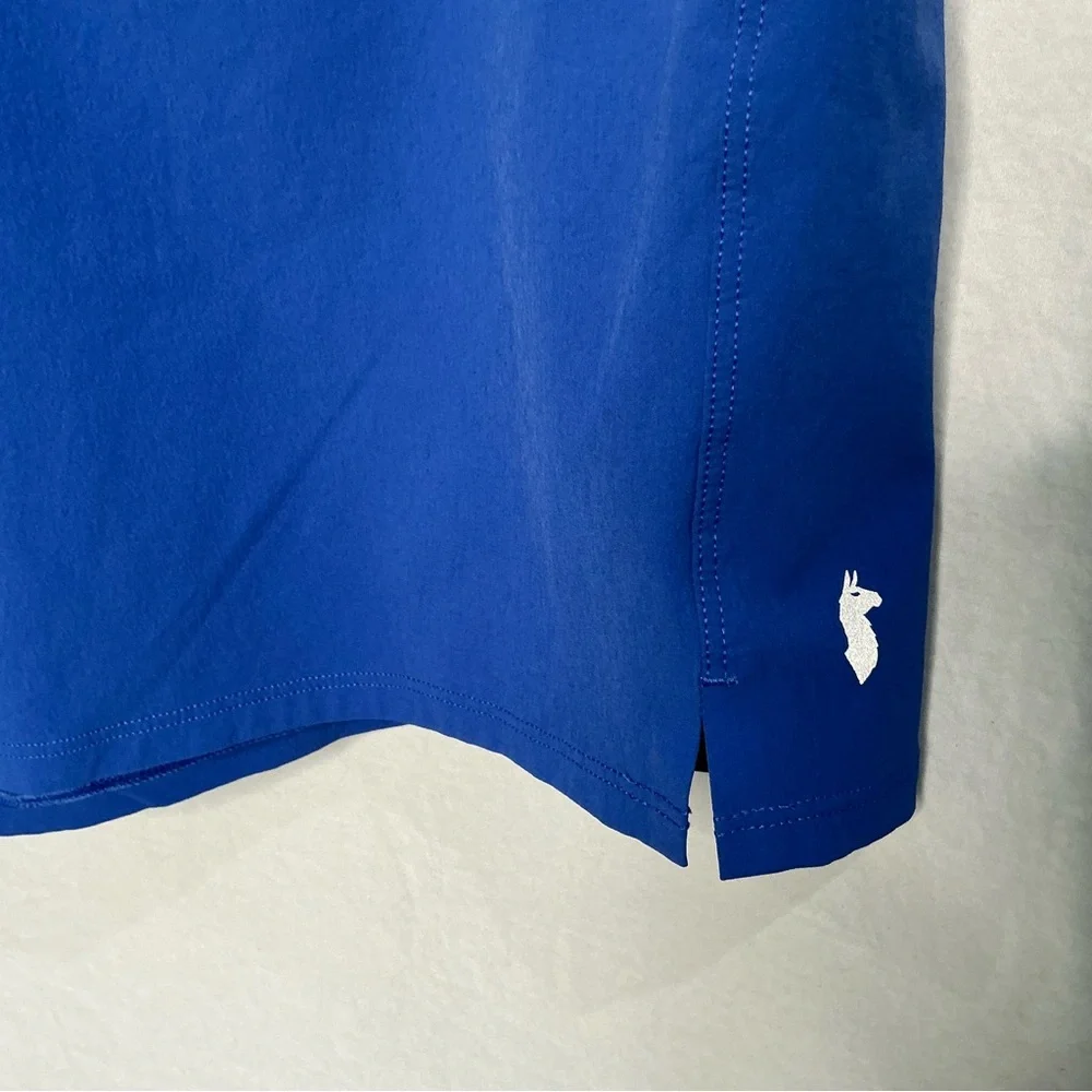 Cotopaxi Shorts Mens M Blue Nylon Spandex Crux Spellout Waistband Hiking Outdoor
